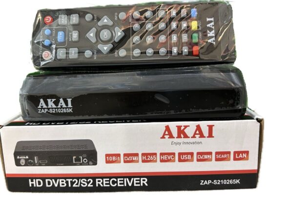 AKAI DECODER S210265K COMBO SATELLITARE T2 - immagine 3